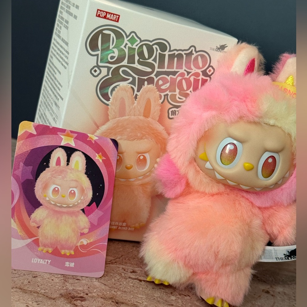 New Pop Mart Big Into Energy Vinyl Plush Loyalty